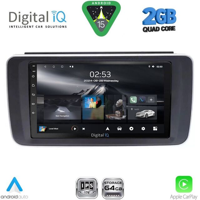 DIGITAL IQ RSD 1473_CPA (9inc) MULTIMEDIA TABLET for NISSAN LEAF mod. 2018-2026
