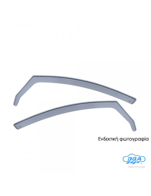 ΖΕΥΓΑΡΙ ΜΠΡΟΣΤΙΝΟΙ ΑΝΕΜΟΘΡΑΥΣΤΕΣ ΓΙΑ PEUGEOT 1007 3D 2005-2009 ΑΠΟ ΕΥΚΑΜΠΤΟ ΧΥΤΟ ΑΚΡΥΛΙΚΟ ΓΥΑΛΙ (CAST ACRYLIC GLASS) DGA - 2 ΤΕΜ.