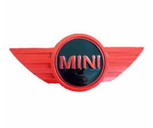 Σήμα αυτοκόλλητο μεταλλικό - MINI COOPER