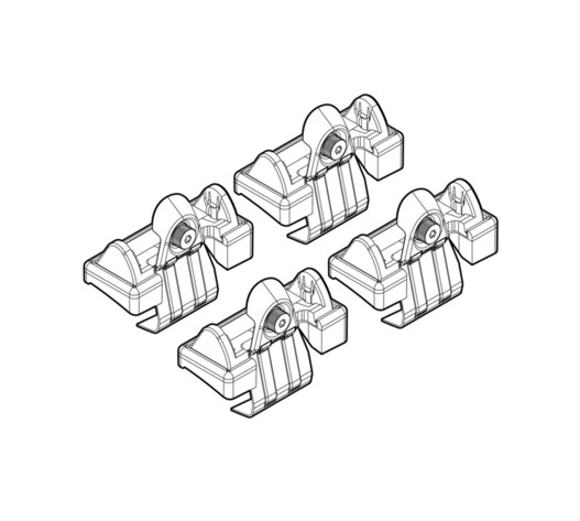 ΑΚΡΑ ΓΙΑ ΜΠΑΡΕΣ NORDRIVE ΓΙΑ TOYOTA YARIS 5D 01/06-09/11 KIT