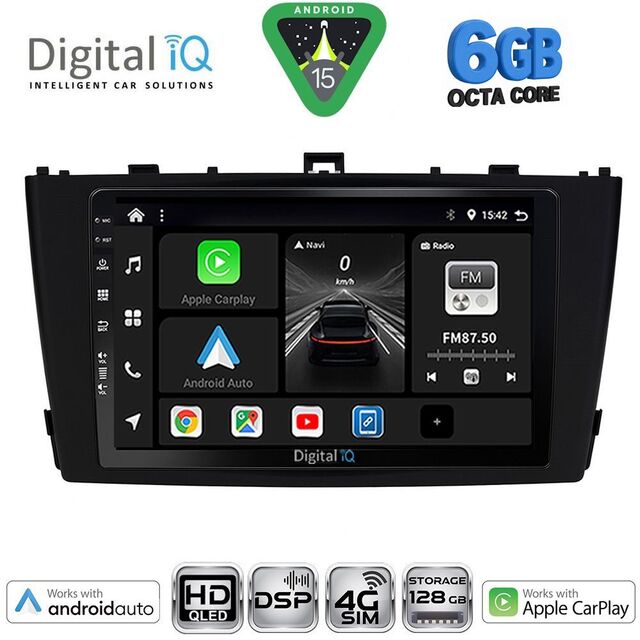 DIGITAL IQ BXF 17705BL_CPAA (9inc) MULTIMEDIA TABLET for TOYOTA AVENSIS (T27) mod. 2009-2015 (BLACK)