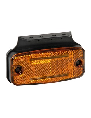 ΦΩΣ ΟΓΚΟΥ S18 2 LED ΠΟΡΤΟΚΑΛΙ 10/30V ΜΕ ΑΝΑΚΛΑΣΤΗΡΑ (114x54 mm) -1ΤΕΜ.