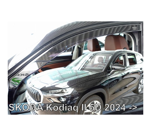 ΑΝΕΜΟΘΡΑΥΣΤΕΣ ΓΙΑ SKODA KODIAQ 5D 2024+ ΣΕΤ ΑΥΤΟΚΙΝΗΤΟΥ ΑΠΟ ΕΥΚΑΜΠΤΟ ΦΙΜΕ ΠΛΑΣΤΙΚΟ HEKO - 4 ΤΕΜ.