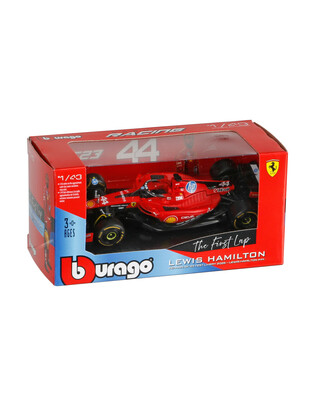 ΜΙΝΙΑΤΟΥΡΑ ΜΟΝΟΘΕΣΙΟ F1 FERRARI HAMILTON 1:43 BURAGO LAMPA 1ΤΕΜ.