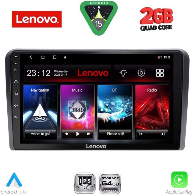 LENOVO LVD 2455_CPA (9inc) MULTIMEDIA TABLET for NISSAN PRIMERA P12 mod. 2001-2008