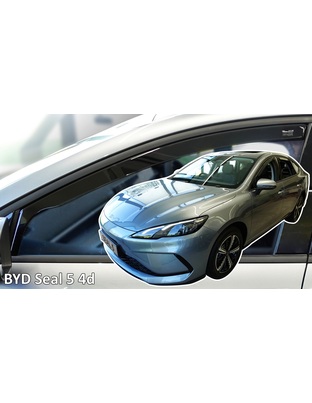 Heko - Ανεμοθραύστες για Byd Seal 5 4 Doors 2025+ Ζευγάρι Απο Εύκαμπτο Φιμέ Πλαστικό - 2 τεμ. (ΑΝΕΜ.11314)