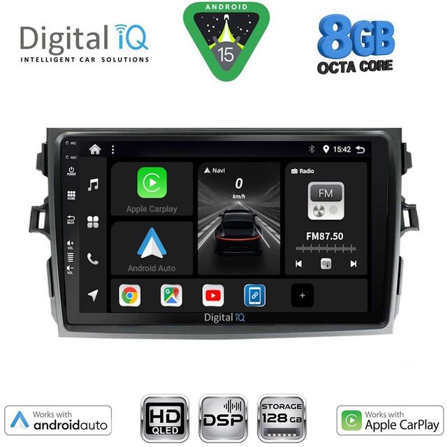DIGITAL IQ BXF 18713_CPAA (9inc) MULTIMEDIA TABLET for TOYOTA COROLLA 4D mod. 2006-2012