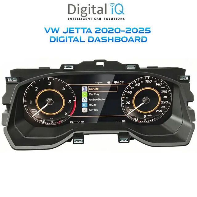 DIGITAL IQ DYL 740_DC (12.3") DIGITAL INSTRUMENT CLUSTER for VW JETTA mod. 2018-2025 with HDMI input