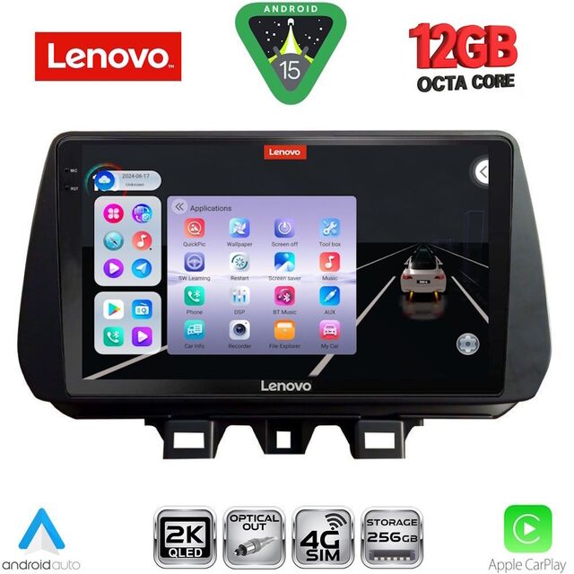 LENOVO SSZ 12244_CPA (9inc) MULTIMEDIA TABLET for HYUNDAI TUCSON mod. 2019-2023