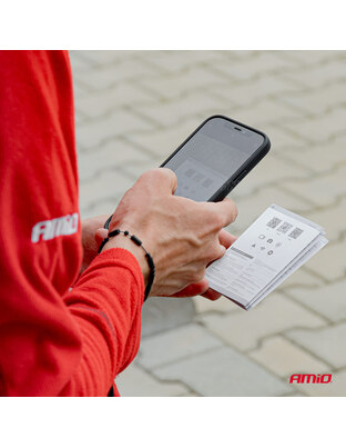 Amio - ΚΑΜΕΡΑ ΟΠΙΣΘΟΠΟΡΕΙΑΣ 12V ΑΣΥΡΜΑΤΗ (WIFI) ΜΕ ΔΥΝΑΤΟΤΗΤΑ ΣΥΝΔΕΣΗΣ ΣΕ SMARTPHONE (IOS/ANDROID) HD-410 - 1 TEM. (03539/AM)