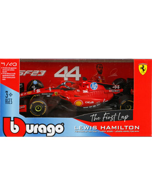 ΜΙΝΙΑΤΟΥΡΑ ΜΟΝΟΘΕΣΙΟ F1 FERRARI HAMILTON 1:43 BURAGO LAMPA 1ΤΕΜ.