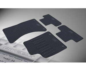 Cik - ΠΑΤΑΚΙΑ ΑΥΤΟΚΙΝΗΤΟΥ ΑΠΟ ΛΑΣΤΙΧΟ ΓΙΑ AUDI Q5 2008-2017 ΣΕ ΜΑΥΡΟ ΧΡΩΜΑ ΜΕ ΚΟΥΜΠΩΜΑΤΑ - 4 ΤΕΜ. (RM.AU.0005/CK)