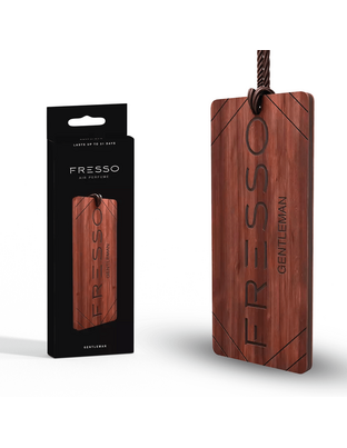 Fresso - Ξύλινο Κρεμαστό Αρωματικό Αυτοκινήτου Gentleman - 1 τεμ. (159020/FRE)