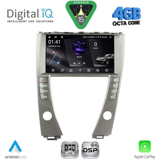 DIGITAL IQ RSG 6342B_CPA (9inc) MULTIMEDIA TABLET for LEXUS ES mod. 2006-2013