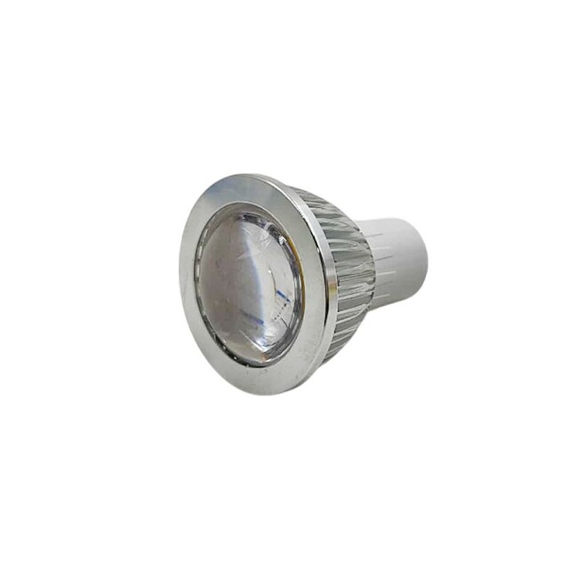 LED ΛΑΜΠΑ 3X1W ΘΕΡΜΟ ΛΕΥΚΟ ΦΩΣ 220V GU5.3 LED-GU53