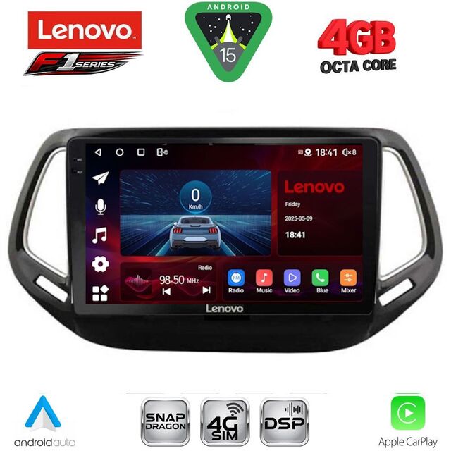 LENOVO SSQ 9278_CPA (10inc) MULTIMEDIA TABLET for JEEP COMPASS mod. 2016-2021