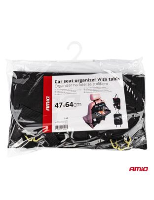 Amio - ΘΗΚΕΣ ΠΛΑΤΗΣ ΚΑΘΙΣΜΑΤΟΣ ORGANIZER ΜΕ ΤΡΑΠΕΖΑΚΙ 47x64cm - 1 TEM. (03128/AM)