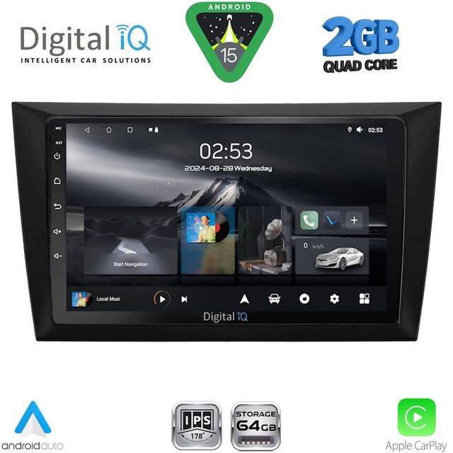 DIGITAL IQ RSD 1746_CPA (9inc) MULTIMEDIA TABLET for GOLF 6 mod. 2009-2012