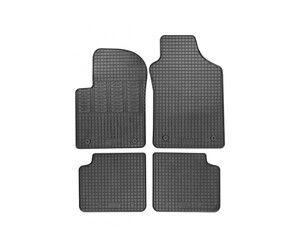 Cik - ΠΑΤΑΚΙΑ ΑΥΤΟΚΙΝΗΤΟΥ ΑΠΟ ΛΑΣΤΙΧΟ ΓΙΑ FIAT 500 2007-2016 ΣΕ ΜΑΥΡΟ ΧΡΩΜΑ ΜΕ ΚΟΥΜΠΩΜΑΤΑ - 4 ΤΕΜ. (RM.FI.0009/CK)