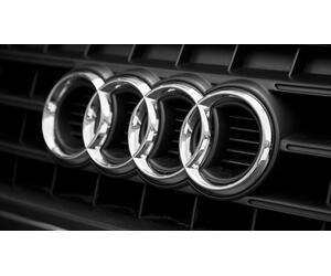Σήμα πλαστικό με αυτοκόλλητο 27x9,5cm - Audi