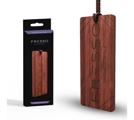 Fresso - Ξύλινο Κρεμαστό Αρωματικό Αυτοκινήτου Magnetic Style - 1 τεμ. (159013/FRE)