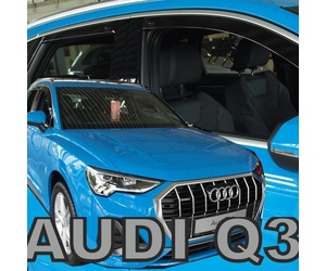 ΑΝΕΜΟΘΡΑΥΣΤΕΣ ΓΙΑ AUDI Q3 5D 2018+ ΣΕΤ ΑΥΤΟΚΙΝΗΤΟΥ ΑΠΟ ΕΥΚΑΜΠΤΟ ΦΙΜΕ ΠΛΑΣΤΙΚΟ HEKO - 4 ΤΕΜ.