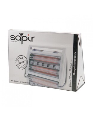 ΘΕΡΜΑΣΤΡΑ SAPIR 2000W ΜΕ ΛΑΜΠΕΣ ΧΑΛΑΖΙΑ SP-1972-KFW