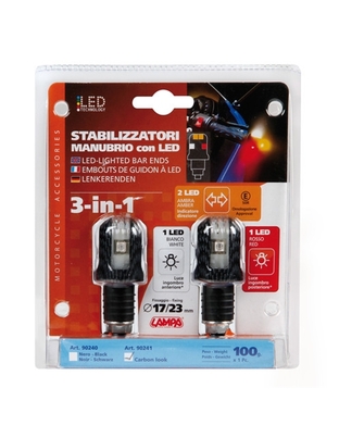 ΑΝΤΙΒΑΡΟ ΤΙΜΟΝΙΟΥ ΜΕ ΦΛΑΣ+LED CARBON