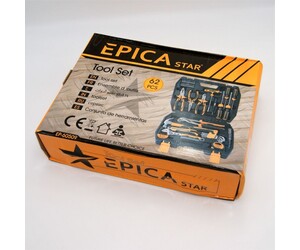 ΣΕΤ ΒΑΛΙΤΣΑΚΙ ΕΡΓΑΛΕΙΩΝ 62τμχ EPICA TO-EP-60509