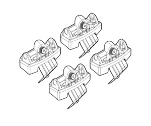 ΑΚΡΑ ΓΙΑ ΜΠΑΡΕΣ NORDRIVE ΓΙΑ LANCIA DELTA 6/08+ KIT