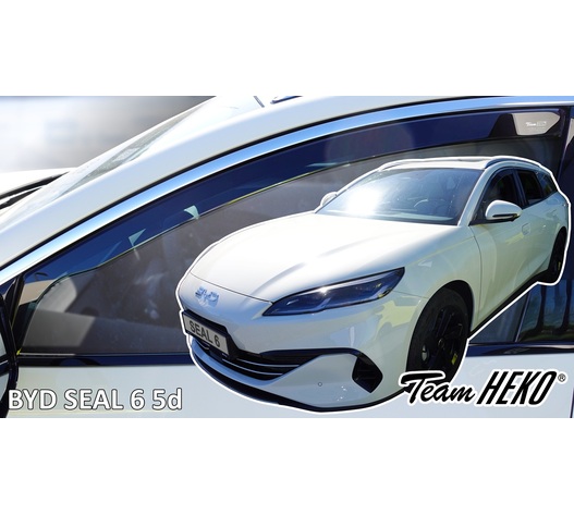 Heko - Ανεμοθραύστες για Byd Seal 6 5 Doors 2024+ Ζευγάρι Απο Εύκαμπτο Φιμέ Πλαστικό - 2 τεμ. (ΑΝΕΜ.11316-1)