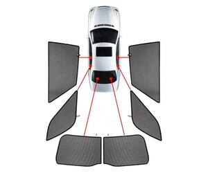 CarShades - ΚΟΥΡΤΙΝΑΚΙΑ  CAR SHADES ΓΙΑ BMW ΣΕΙΡΑ 3 E46 4D 98-05 - 6 ΤΕΜ. (PVC.BMW-3SER-4-A)