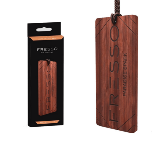 Fresso - Ξύλινο Κρεμαστό Αρωματικό Αυτοκινήτου Paradise Spark - 1 τεμ. (159129/FRE)