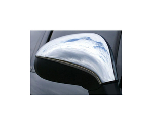 ΚΑΠΑΚΙΑ ΚΑΘΡΕΠΤΩΝ ΓΙΑ PEUGEOT 207 3 / 5D 2009-2012 / PEUGEOT 308 3 / 5D 2007-2013 ΧΡΩΜΙΟΥ 2 ΤΕΜ. ΜΕΤΑΛΛΙΚΑ