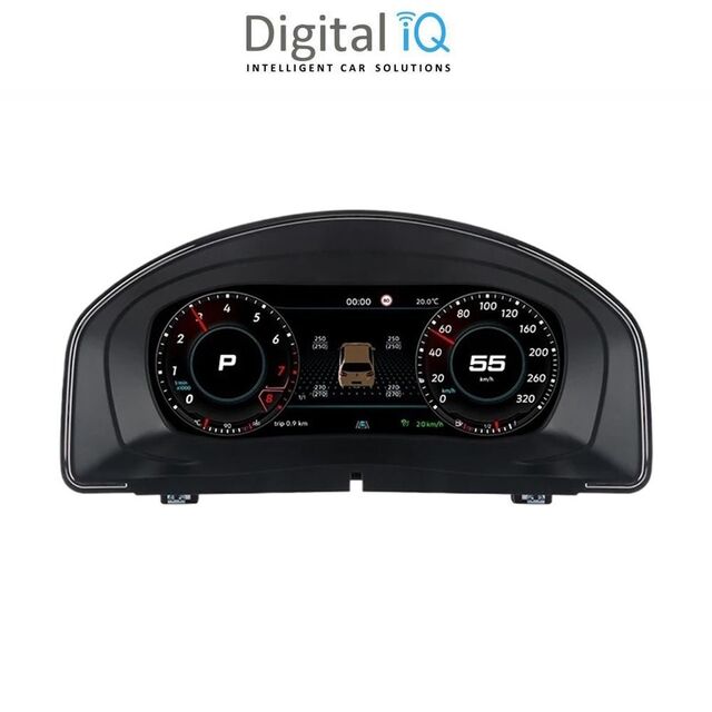 DIGITAL IQ DYL 762_DC (12.3") DIGITAL INSTRUMENT CLUSTER for VW TOURAN mod. 2010-2016 with HDMI input