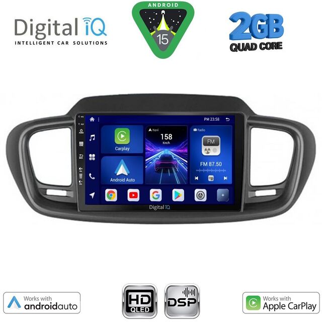 DIGITAL IQ BXC 3319_CPAA (10inc) MULTIMEDIA TABLET for KIA SORENTO mod. 2014-2020