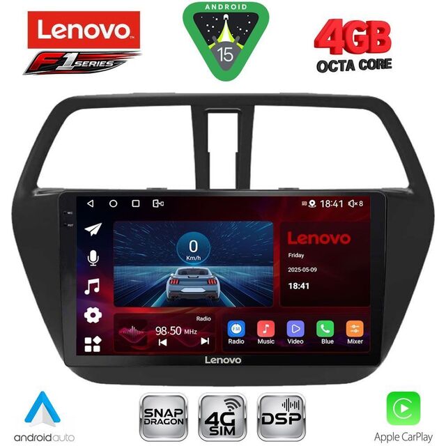 LENOVO SSQ 9689_CPA (9inc) MULTIMEDIA TABLET for SUZUKI SX4 S-CROSS mod. 2014-2021