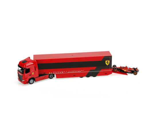 ΜΙΝΙΑΤΟΥΡΑ ΝΤΑΛΙΚΑ FERRARI IVECO S-WAY 570 LECLERC 1:43 BURAGO LAMPA 1ΤΕΜ.