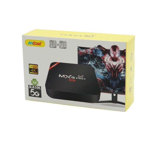 ANDROID TV BOX 4K 5G ANDOWL AN-Q-A106