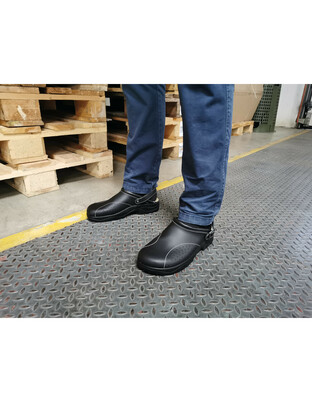 ΠΑΠΟΥΤΣΙΑ ΕΡΓΑΣΙΑΣ ΣΑΜΠΟ (SABOT) ΜΕ ΛΟΥΡΑΚΙ GOLDEN FIT SUPER COMFORT No43 LAMPA