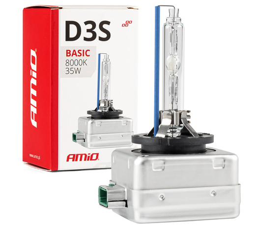 Amio - D3S 12V 8.000k 35W ΑΝΤΑΛΛΑΚΤΙΚΗ ΛΑΜΠΑ BASIC - 1 Τεμ. (02949/AM)
