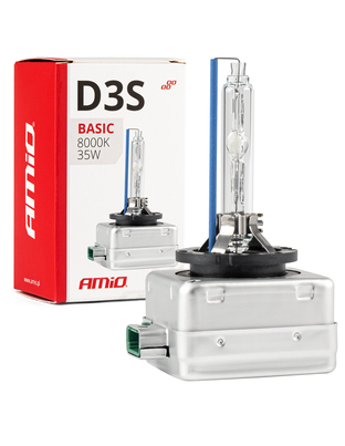 Amio - D3S 12V 8.000k 35W ΑΝΤΑΛΛΑΚΤΙΚΗ ΛΑΜΠΑ BASIC - 1 Τεμ. (02949/AM)