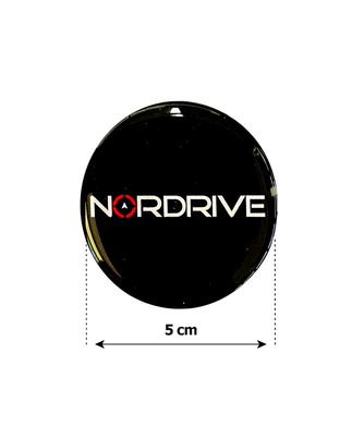 NORDRIVE ΑΥΤΟΚΟΛΛΗΤΑ ΖΑΝΤΩΝ 5 cm ΛΕΥΚΟ/ΜAYΡO/KOKKINO ΣΜΑΛΤΟΥ - 4 ΤΕΜ.