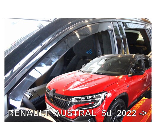 ΑΝΕΜΟΘΡΑΥΣΤΕΣ ΓΙΑ RENAULT AUSTRAL 5D 2022+ ΣΕΤ ΑΥΤΟΚΙΝΗΤΟΥ ΑΠΟ ΕΥΚΑΜΠΤΟ ΦΙΜΕ ΠΛΑΣΤΙΚΟ HEKO - 4 ΤΕΜ.