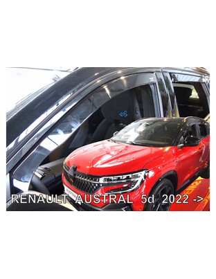 ΑΝΕΜΟΘΡΑΥΣΤΕΣ ΓΙΑ RENAULT AUSTRAL 5D 2022+ ΣΕΤ ΑΥΤΟΚΙΝΗΤΟΥ ΑΠΟ ΕΥΚΑΜΠΤΟ ΦΙΜΕ ΠΛΑΣΤΙΚΟ HEKO - 4 ΤΕΜ.