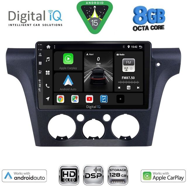 DIGITAL IQ BXF 7441_CPAA CLIMA (10inc) MULTIMEDIA TABLET for MITSUBISHI OUTLANDER mod. 2001-2005 with CLIMA