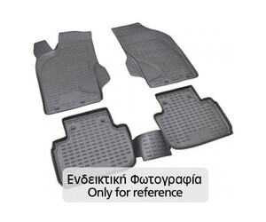 MAZDA 2 2007-2014 ΠΑΤ.ΛΑΣΤΙΧΟ ΣΚΑΦΑΚΙΑ (ΜΑΥΡΑ) - 4 ΤΕΜ.