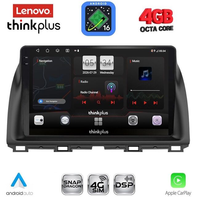 LENOVO LTG 7380_CPA (10inc) MULTIMEDIA TABLET for MAZDA CX5 mod. 2013-2017