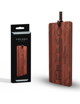 Fresso - Ξύλινο Κρεμαστό Αρωματικό Αυτοκινήτου Snow Pearl - 1 τεμ. (159044/FRE)