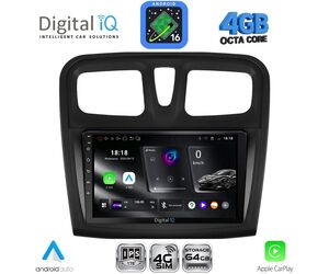DIGITAL IQ RTG 6108SQ_CPA (9inc) MULTIMEDIA TABLET for DACIA LOGAN – SANDERO mod. 2012-2019